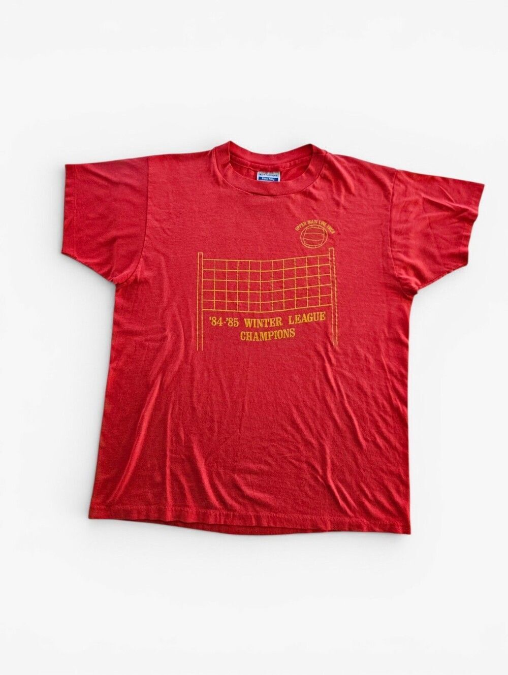 Vintage Single Stitch YMCA Volleyball 1985 Single Stitch Soft Graphic T-Shirt L